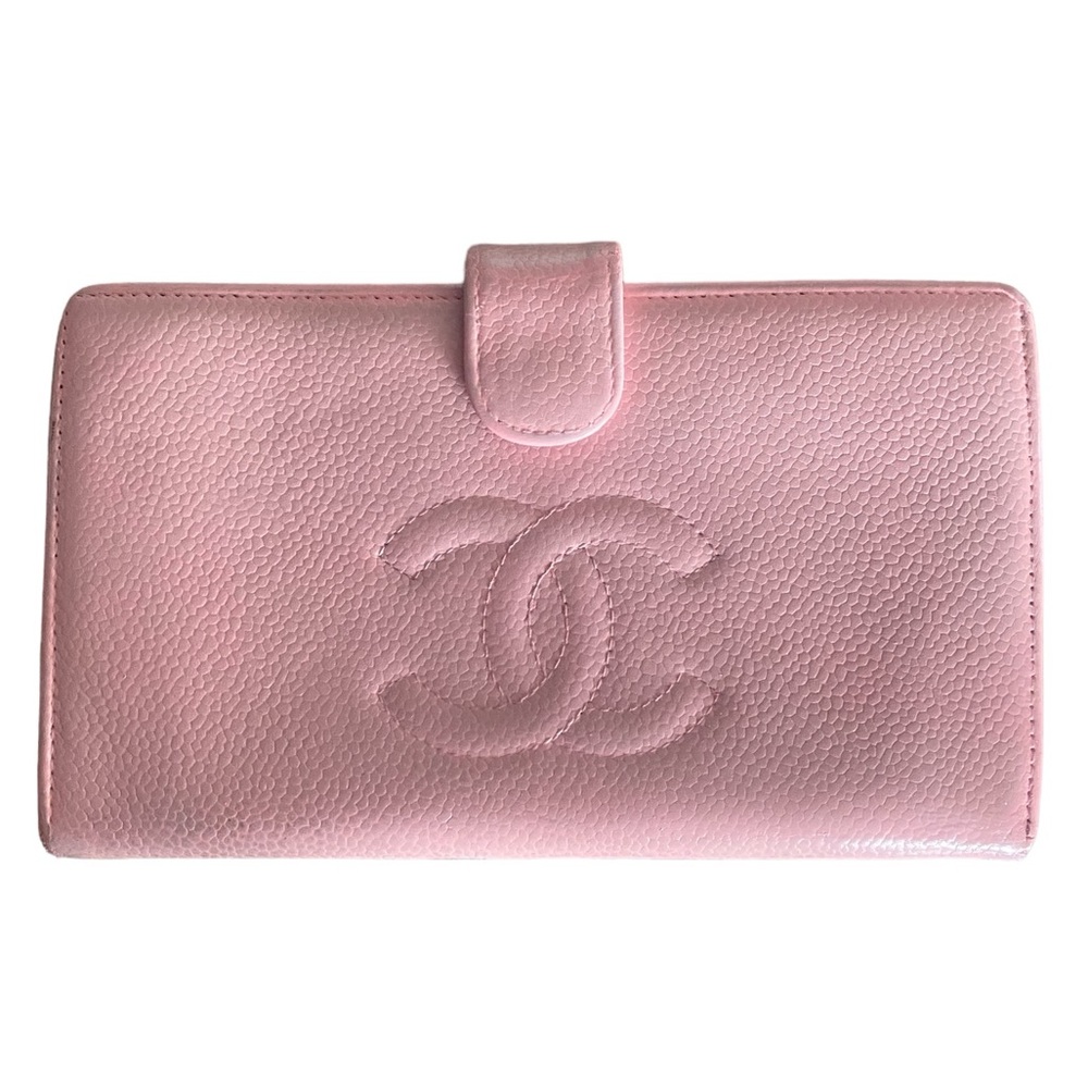 Chanel Pink Cavier Wallet